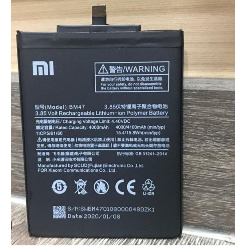 BATRE BATERAI XIAOMI REDMI 3 3S 3PRO BM47 BM 47