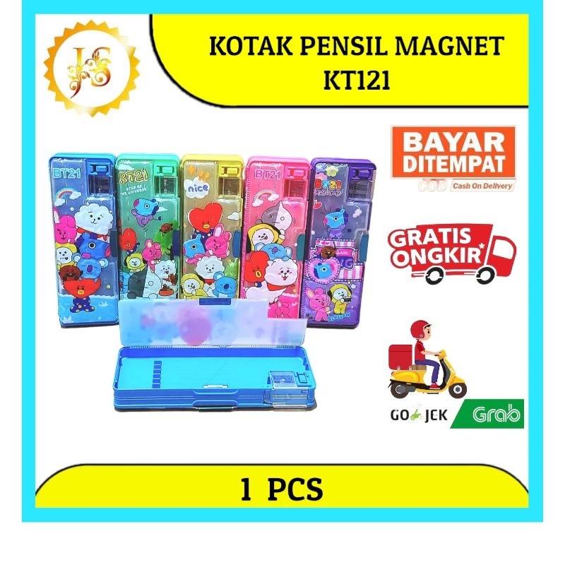 

TEMPAT PENSIL MAGNET TRANSPARAN BESAR DENGAN 2 LUBANG SERUTAN