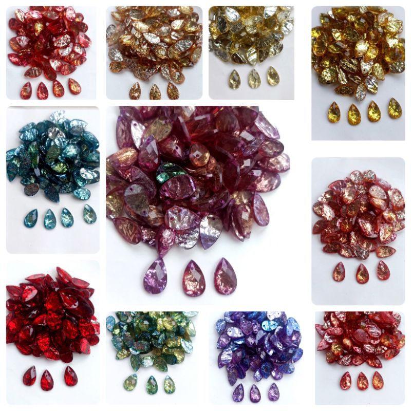 8x13ML PAYET DIAMOND TETES MARMER WARNA @50PCS (DM 73)