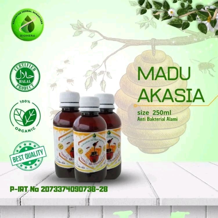 

BIOHERA MADU MURNI AKASIA, MADU AKASIA, MADU MURNI