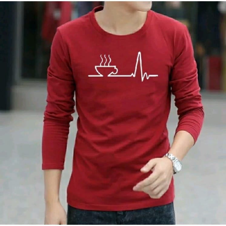 Bisa COD Sweater Keren Promo Sale Kaos Pria kekinian Monitor Kopi baju Unisex Cowok Terbaru Sweter Pria Distro Crewneck Pria Kasual Terlaris Kaos Pria Lengan Panjang Sweter Remaja Dewasa Kaos Oblong Murah