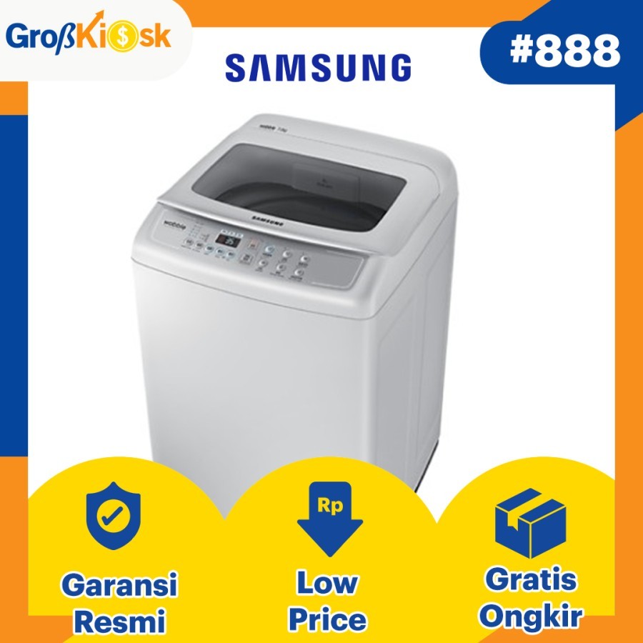 MESIN CUCI 1 TABUNG SAMSUNG 7.5 KG TOP LOADING WA-75H4200SG