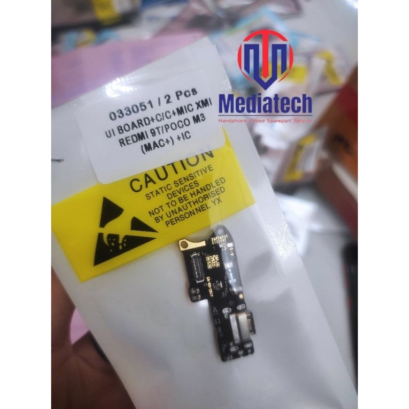 SUB-BOARD PAPAN CAS REDMI 9T/POCO M3 (MAC+) +IC