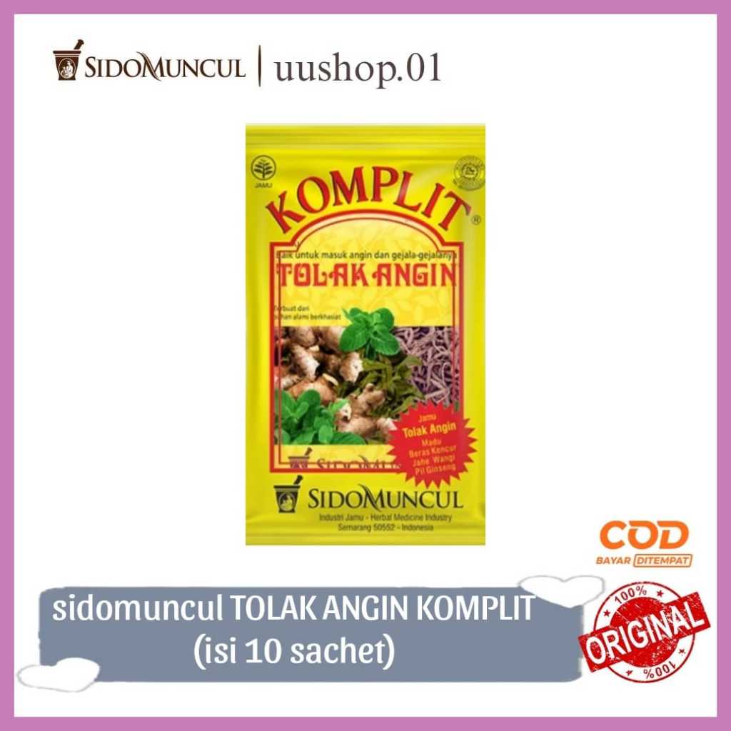 

Jamu Sidomuncul Tolak Angin Komplit (isi 10 bungkus)