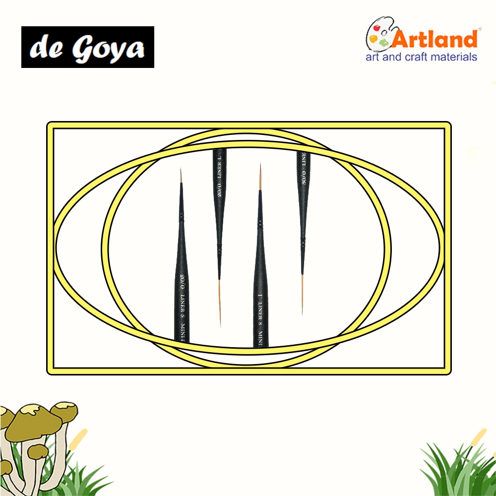 

Kuas DeGoya Mini Detail - Liner