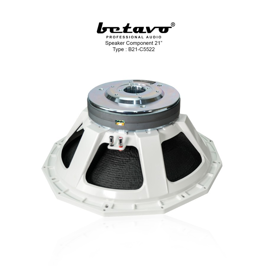 Speaker komponen Betavo Original B21C5522 / B21 C5522 White Series