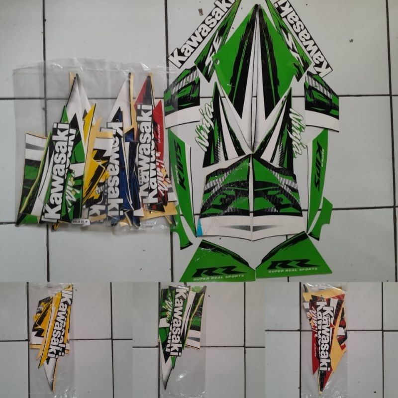 STIKER NINJA RR 2015 SE ORI STICKER NINJA RR NEW STRIPING BODY NINJA RR