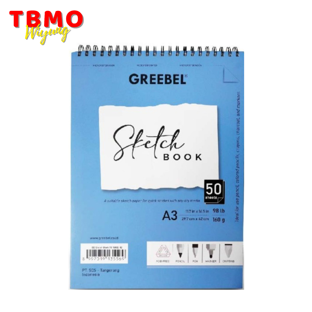 

Sketch Book Greebel A3 16002 Buku Sketsa