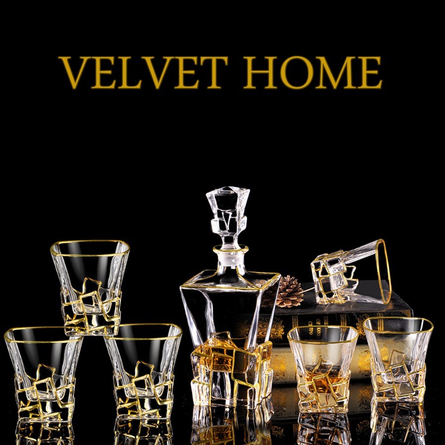 whiskey glass set gift hampers gelas kaca premium hadiah natal - Golden Rock