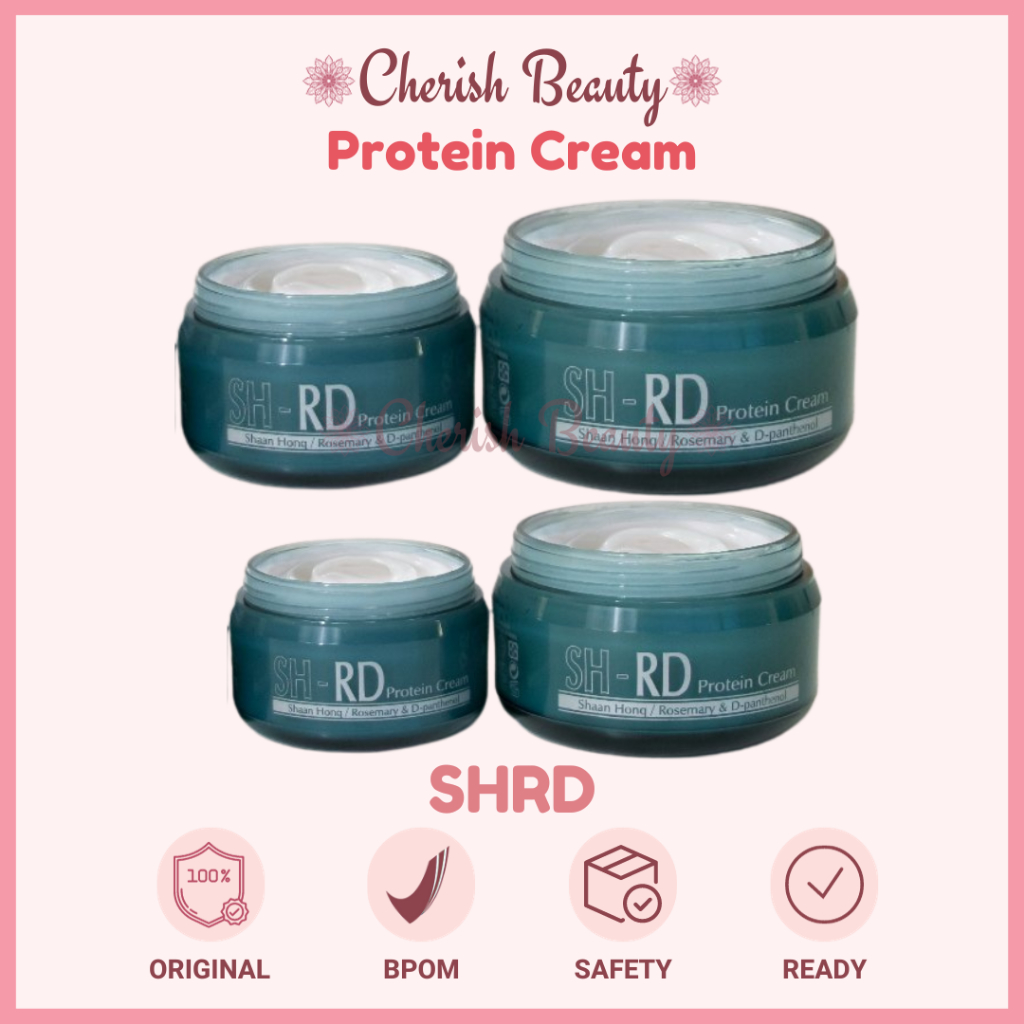 SHRD Protein Cream | Moisturizer & Vitamin Rambut untuk perawatan rambut kering sh-rd