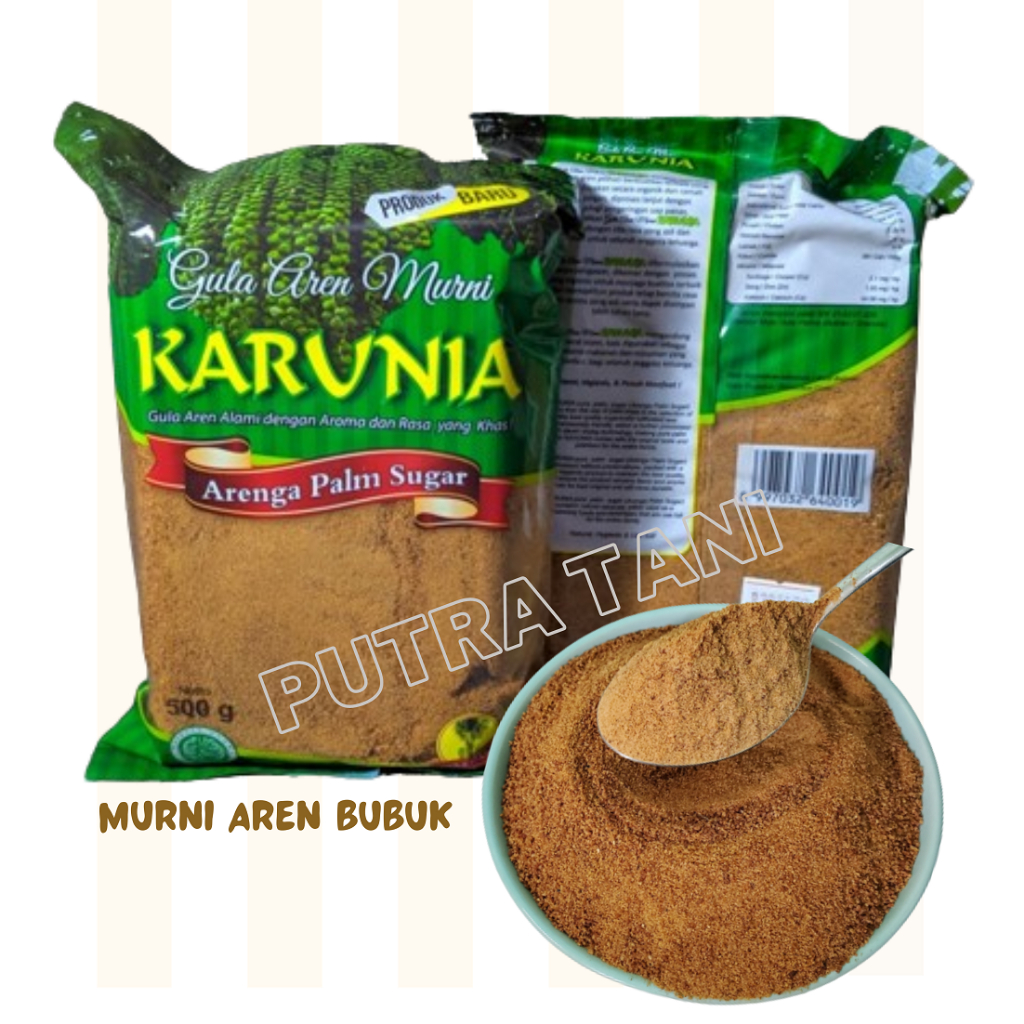 

Gula Aren Semut/Bubuk KARUNIA 500gr MURNI GULA AREN