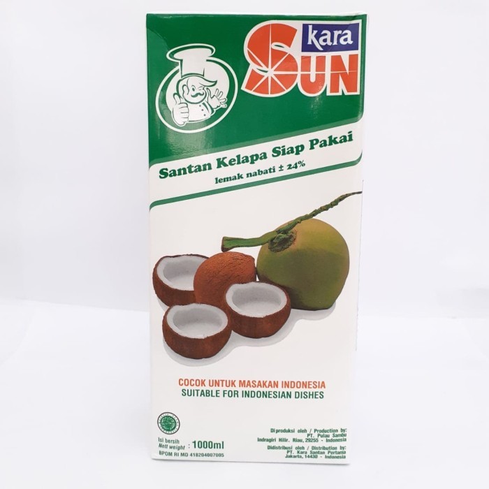 

SANTAN INSTAN SUN KARA 1000ML SUN KARA 1 LITER SANTAN SIAP PAKAI