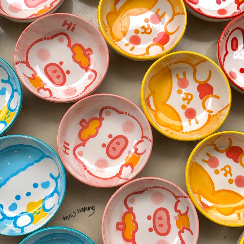 Mangkuk Keramik | Tempat Makan Hamster | Mangkuk Kecil | Food Bowl | Tempat Makan Keramik Hamster