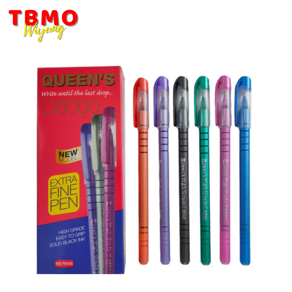 

Bolpen Faster Queen C6000 Hitam Per Pack Isi 12 Pcs