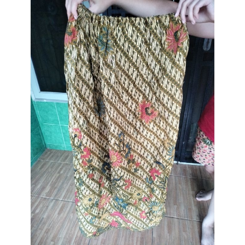 preloved sarung sangkar burung perkutut bahan batik tebal