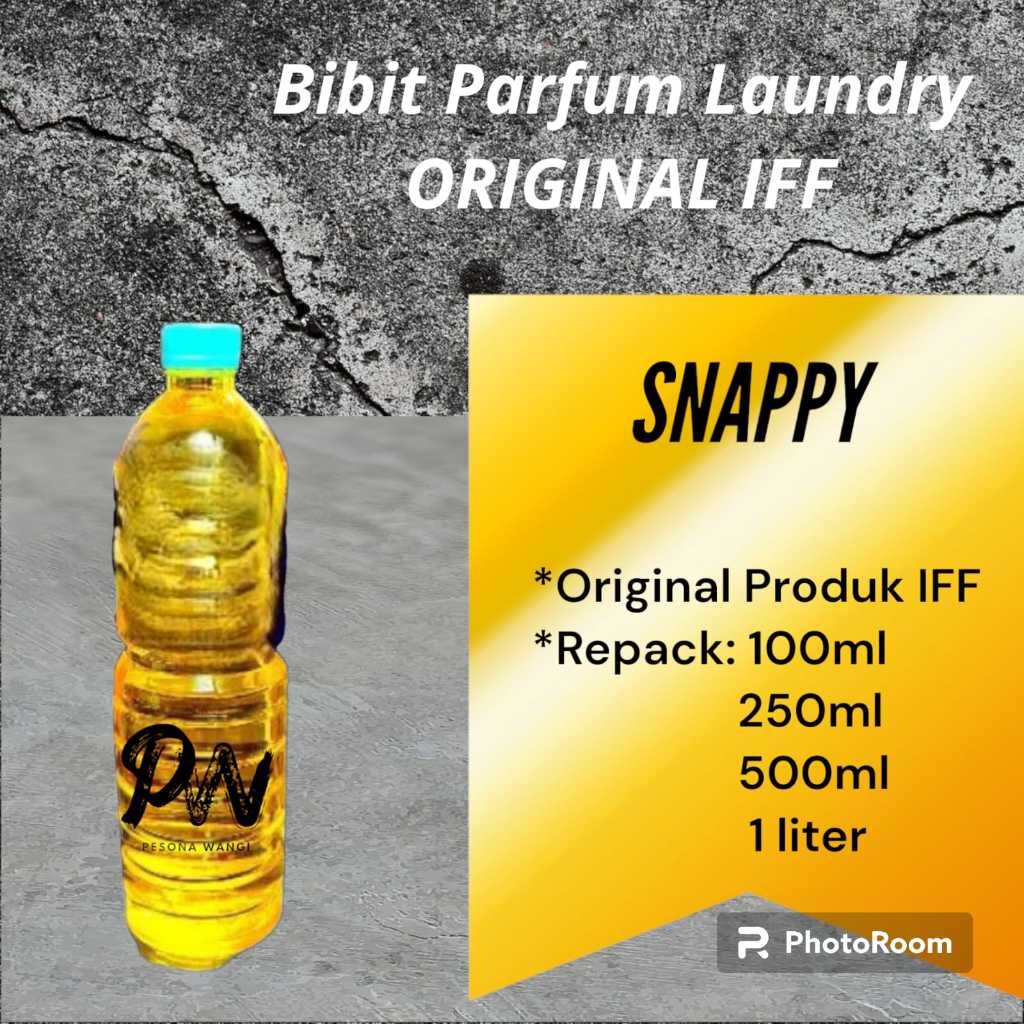 BIBIT PARFUM LAUNDRY SNAPPY MURNI ORIGINAL MERK IFF AWET TAHAN LAMA