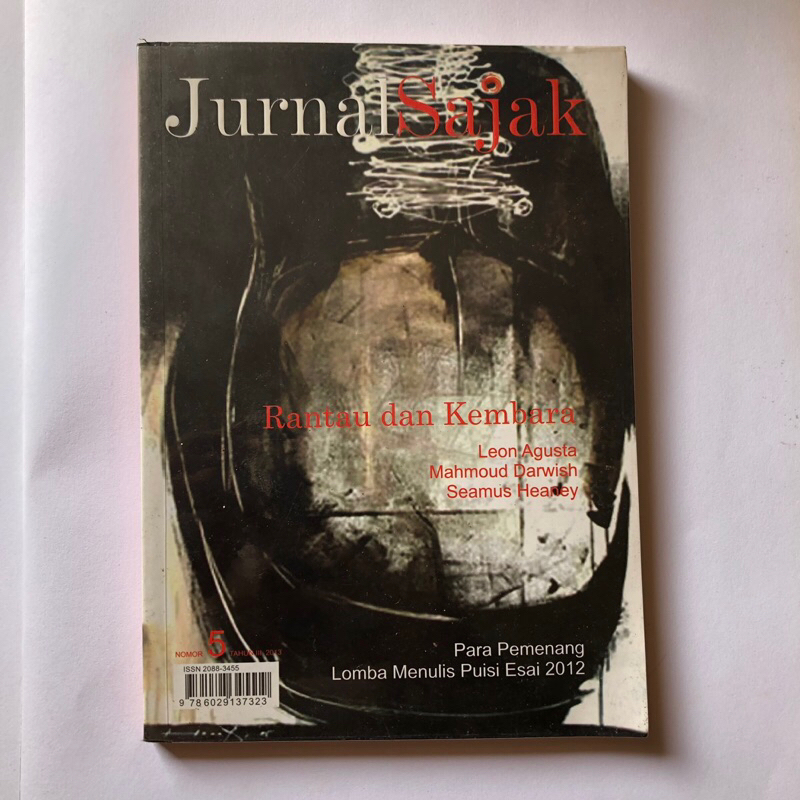 JURNAL SAJAK - RANTAU DAN KEMBARA - LEON AGUSTA - MAHMOUD DARWISH - BUKU PUISI - PUISI KOMPAS - JAMA