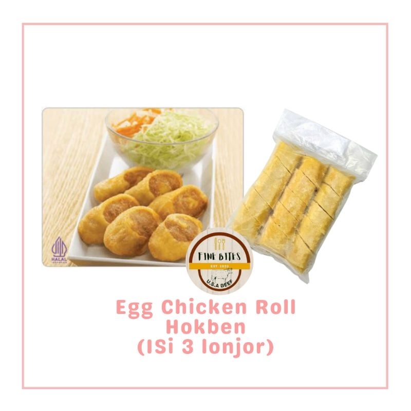 

Egg Chicken Roll Hokb*n (isi 3 lonjor)