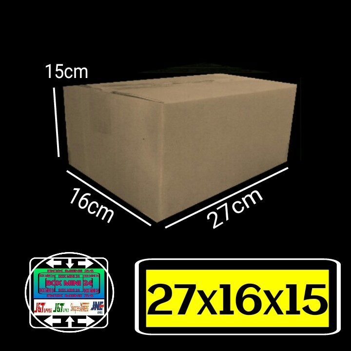 

kardus ukuran 27x16x15 (kardus packing/pembungkus paket/sepatu dll)