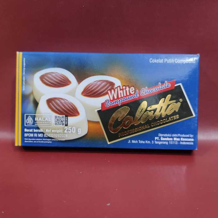 

Coklat batang Colatta White 250gr - Coklat Putih