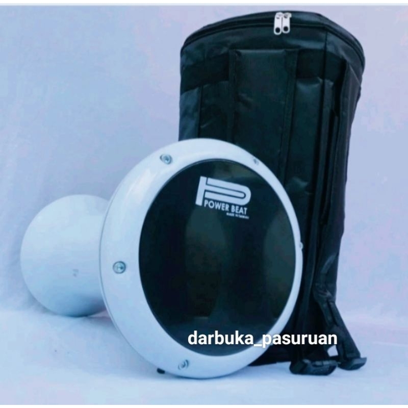 DARBUKA  HITAM DOP POLOS // Mika POWER BEAT// Gratis Tas Dan Kunci L