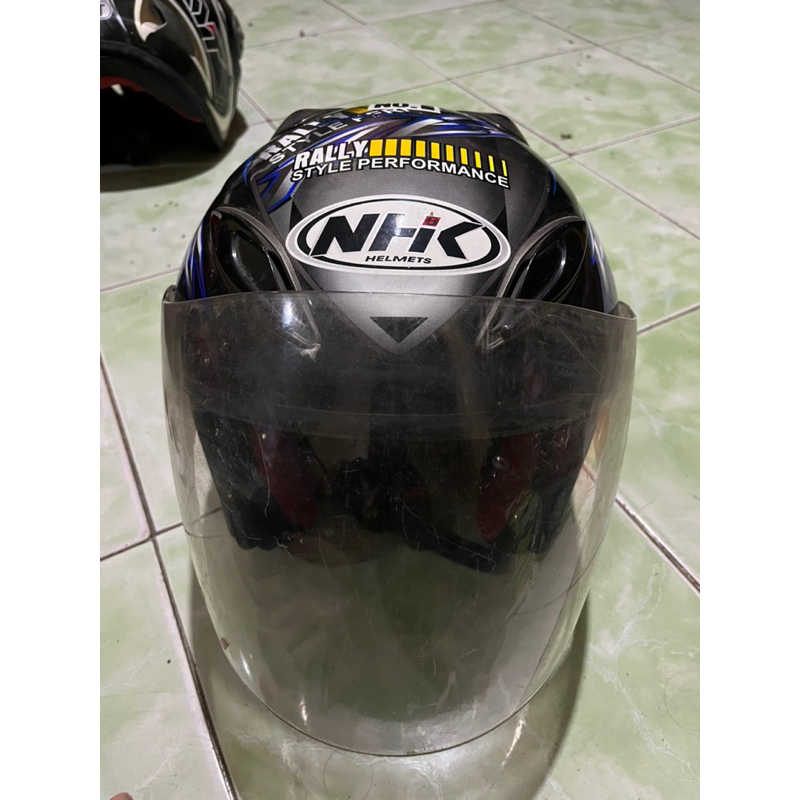 Helm NHK Biru racing