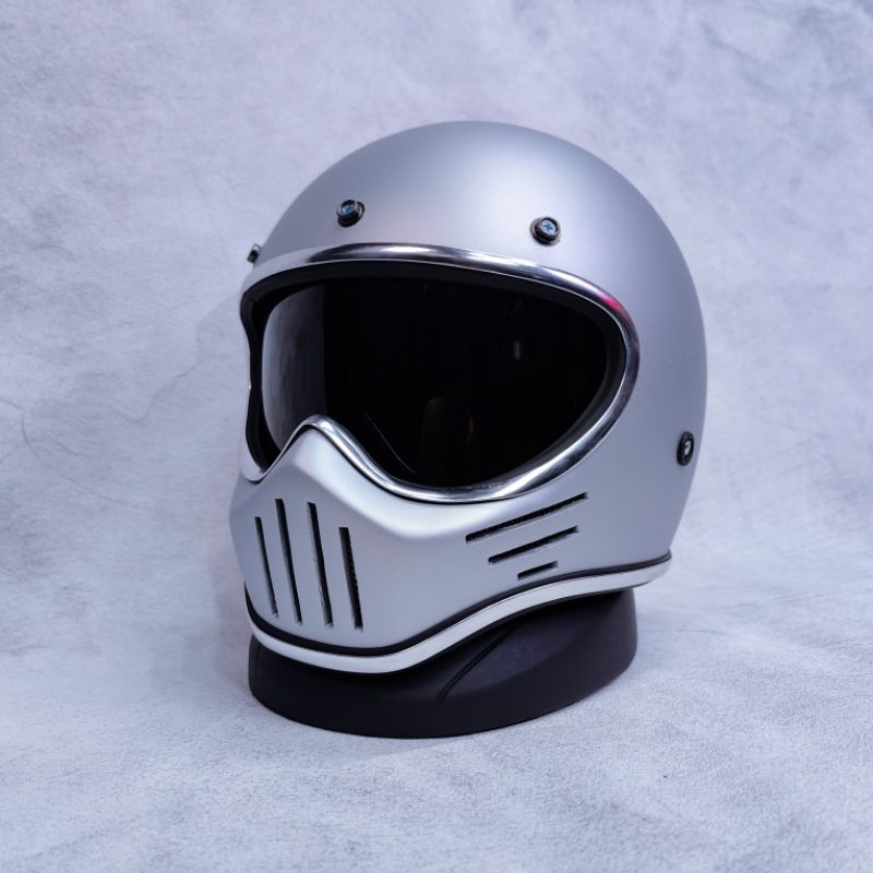 HELM CUSTOM CLASSIC SIMPSON CAKIL M30 KLASIK RETRO