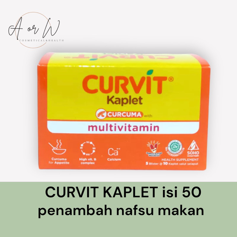Curvit Box 50 Tablet / penambah nafsu makan