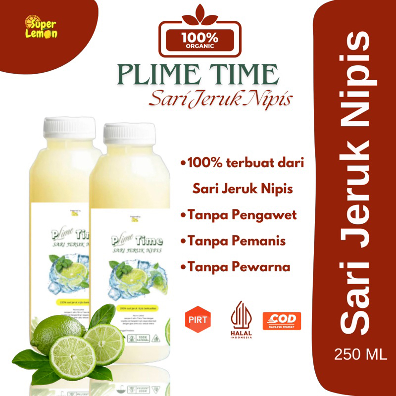 

250ml Sari Jeruk Nipis Murni Plime Time Pure Lime Juice