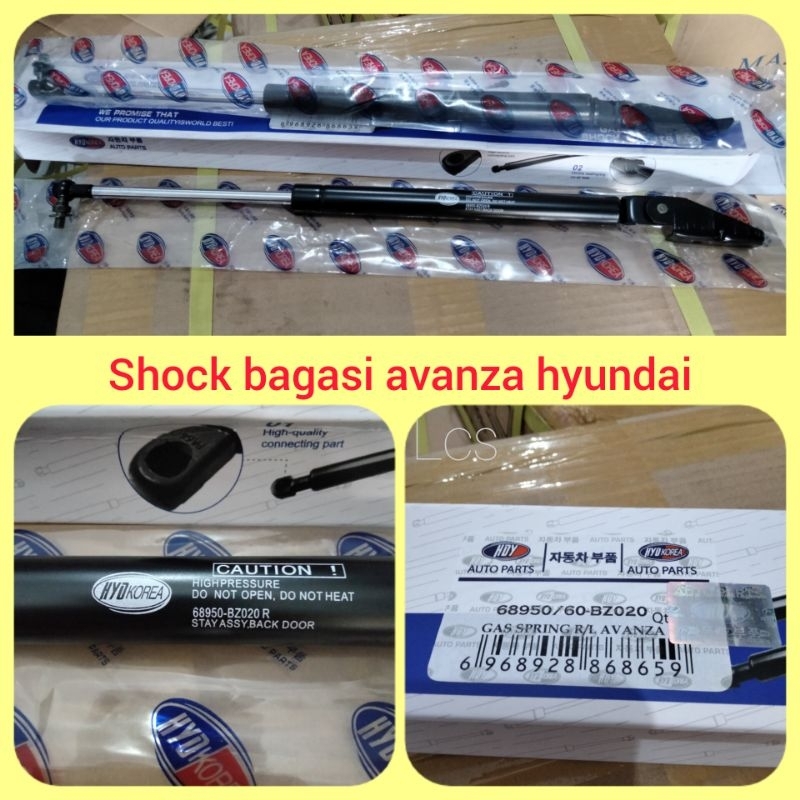 sok shock bagasi shockbreaker Avanza Xenia Veloz hyundai 1set