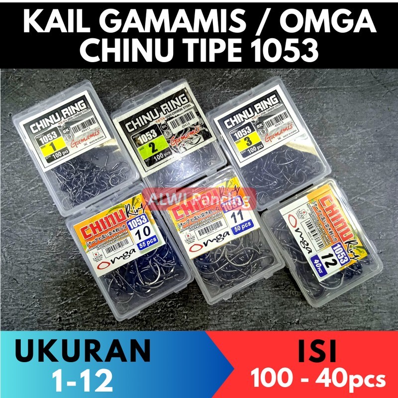 Mata Pancing Kail Tajam OMGA / GAMAMIS KOTAK Chinu Ring Tipe 1053