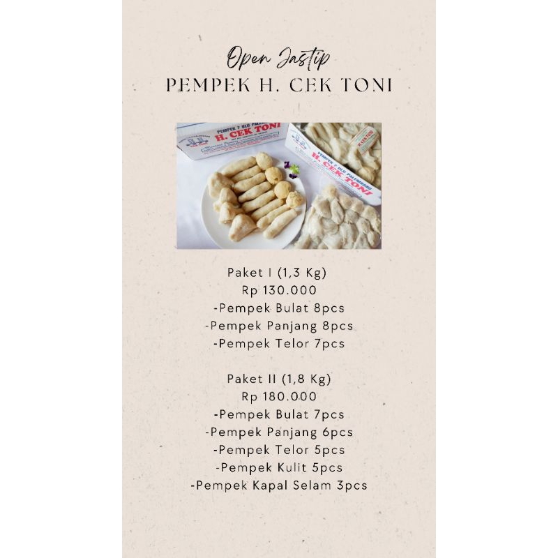 

Pempek Paket II
