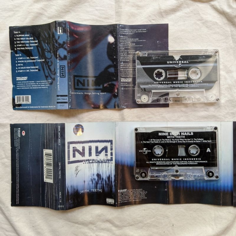 Kaset Pita Nine Inch Nails Sepaket Pesanan