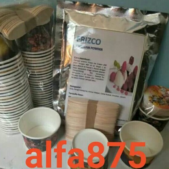 

BWVK1389 READY STOK paket mini bubuk ice cream 1 bubuk + 1 slop cup