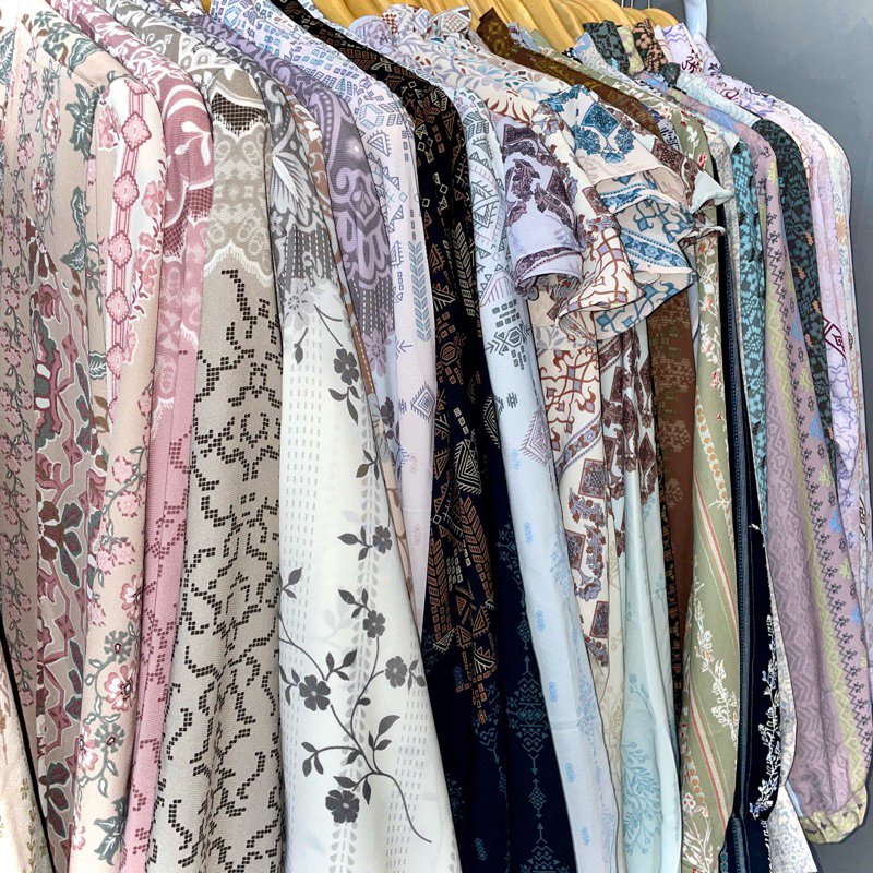GAMIS DRESS LIONEL RICHIE MOTIF