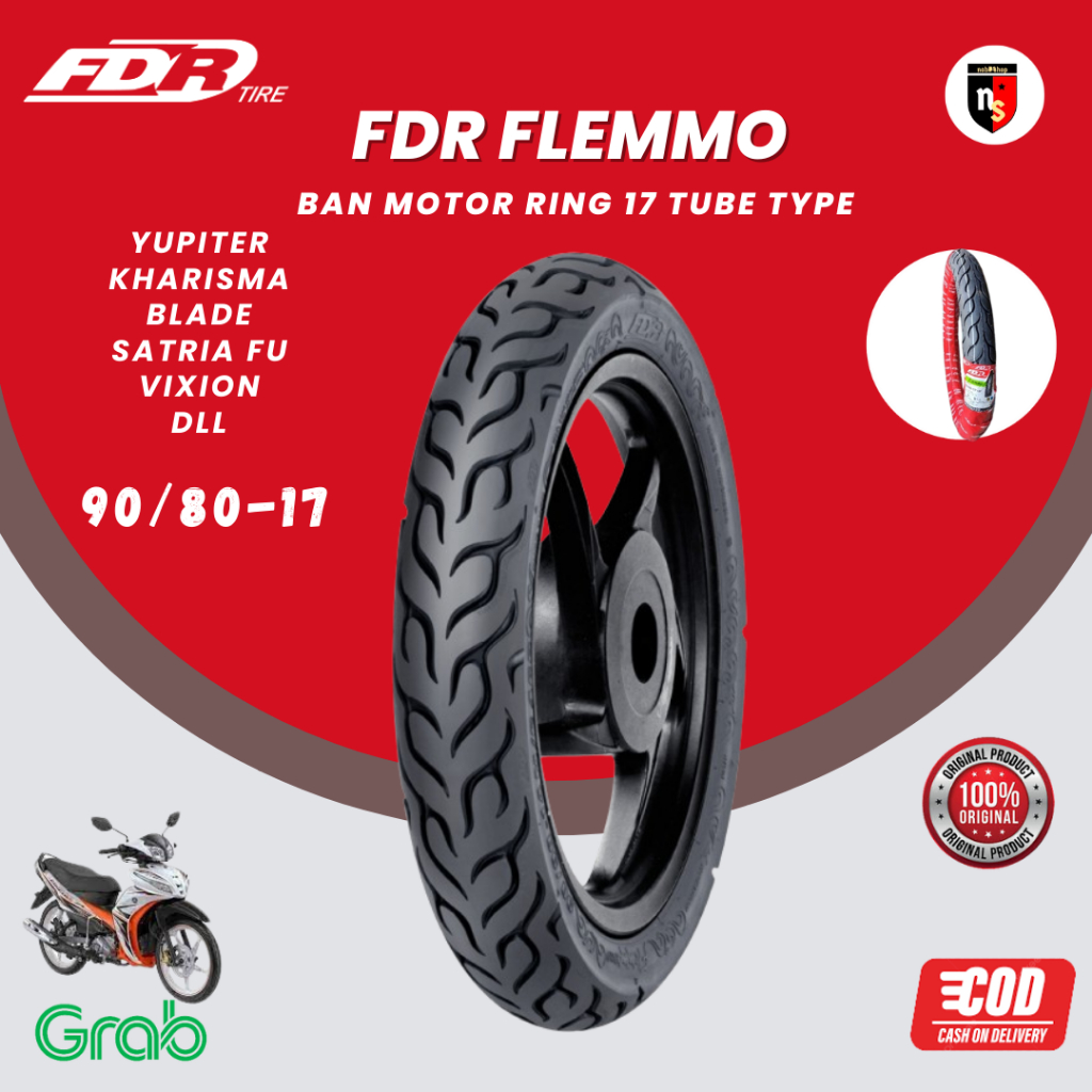 FDR Flemmo 90/80 Ring 17 Ban Motor Tubetype