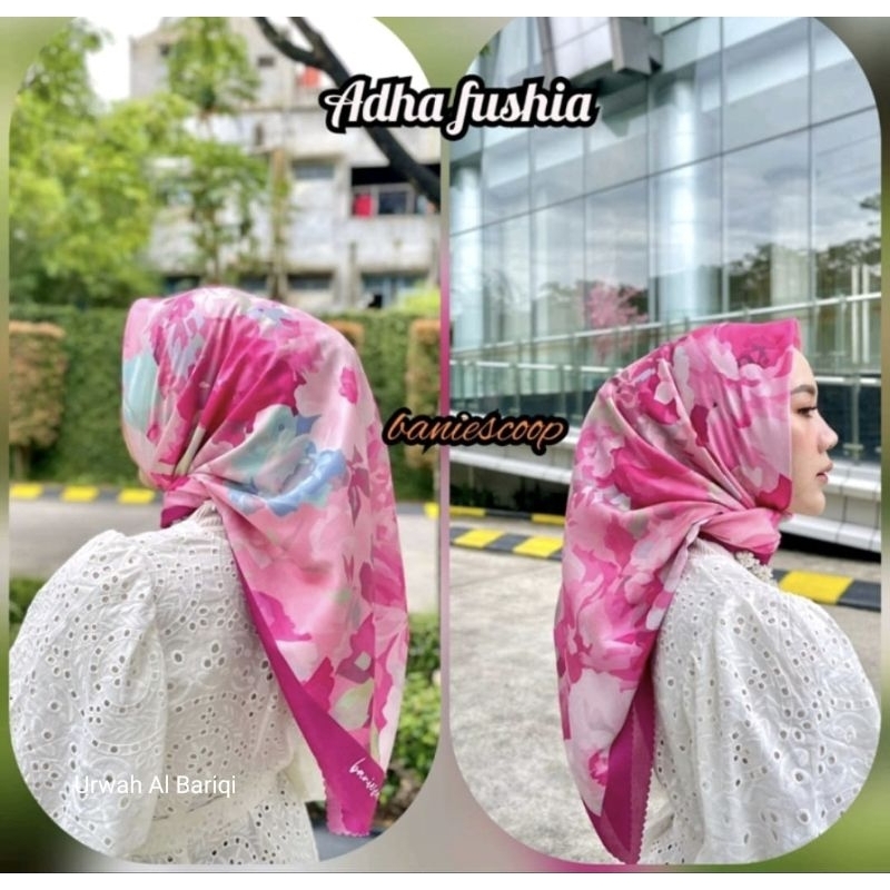 Hijab ala baniescoop kw adha fushia