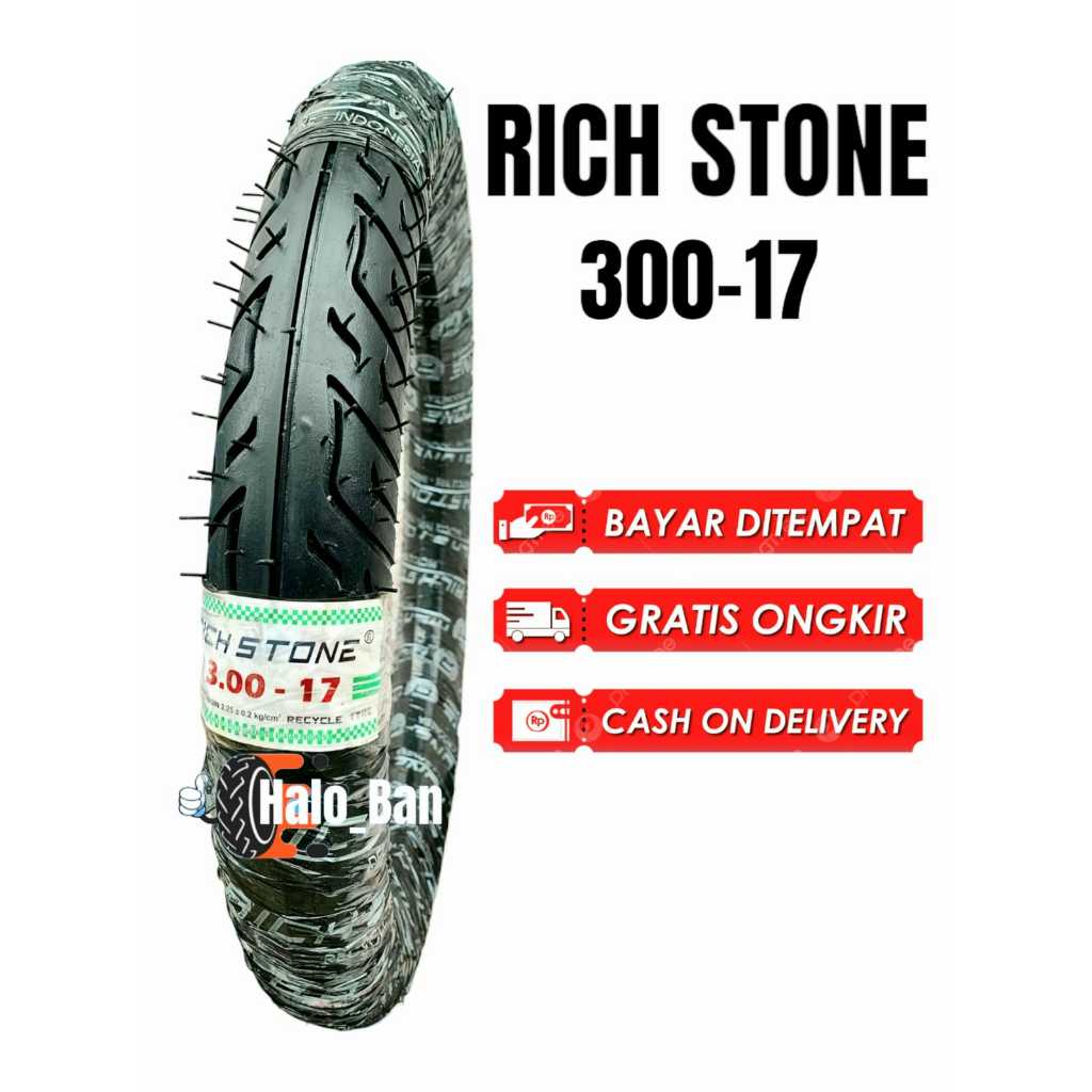 RICH STONE 300-17 BAN MOTOR RING 17 ban 300-17 ban richstone ring 17 r17 ban honda supra revo satria