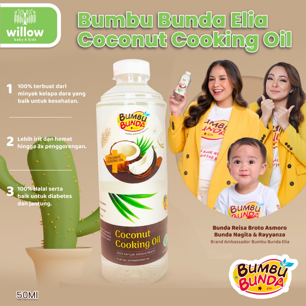 

Minyak - Bumbu Bunda Elia Coconut Cooking Oil 500Ml