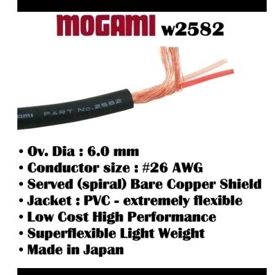 kabel audio Microphone Mogami 2582 original Japan - kabel mic Mogami