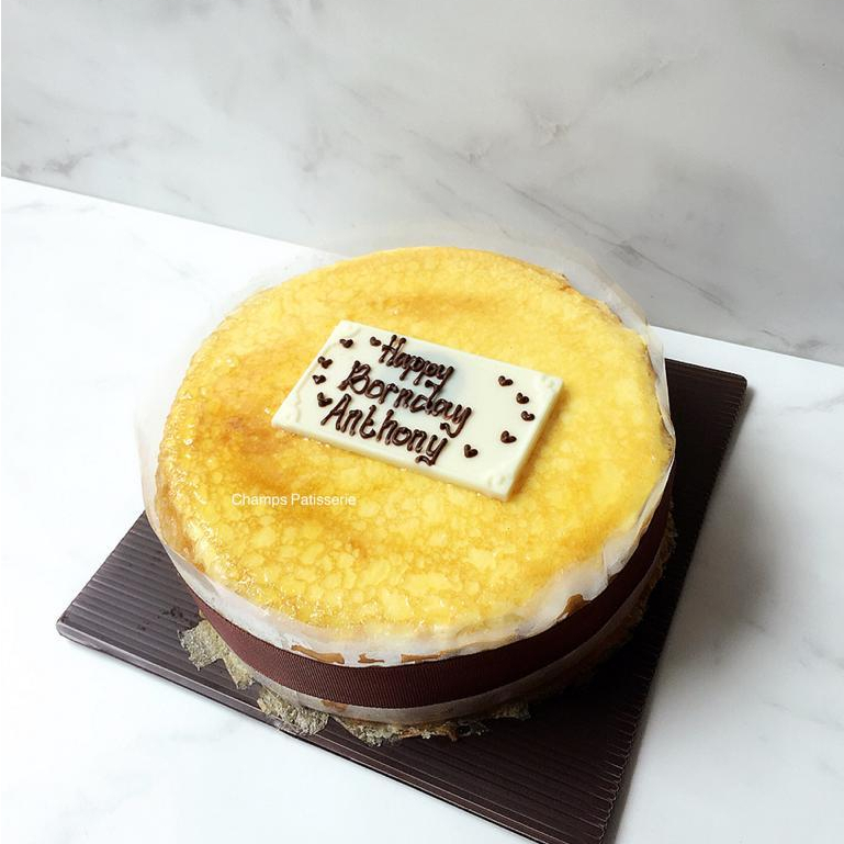 

Champs Patisserie Triple Happiness Japanese Mille Crepes PREMIUM Ø20cm | Japanese Layer Cake Premium