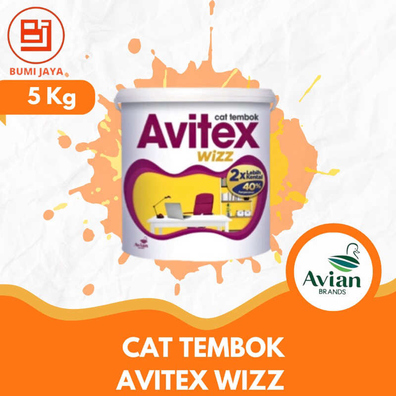 Cat Tembok Avitex Wizz Avian 5Kg