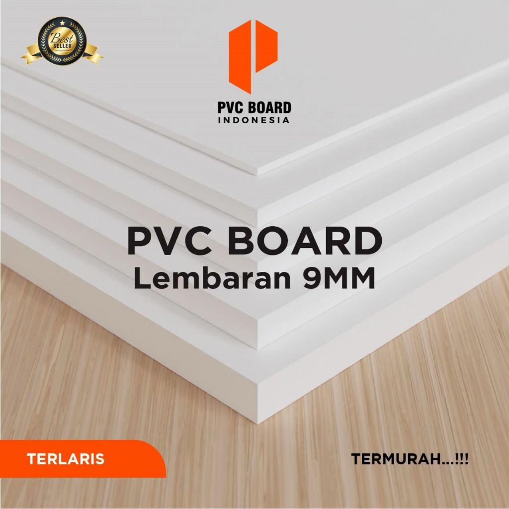 PVC Board Lembaran 9mm Ukuran 122x244cm | PVC Foam Board