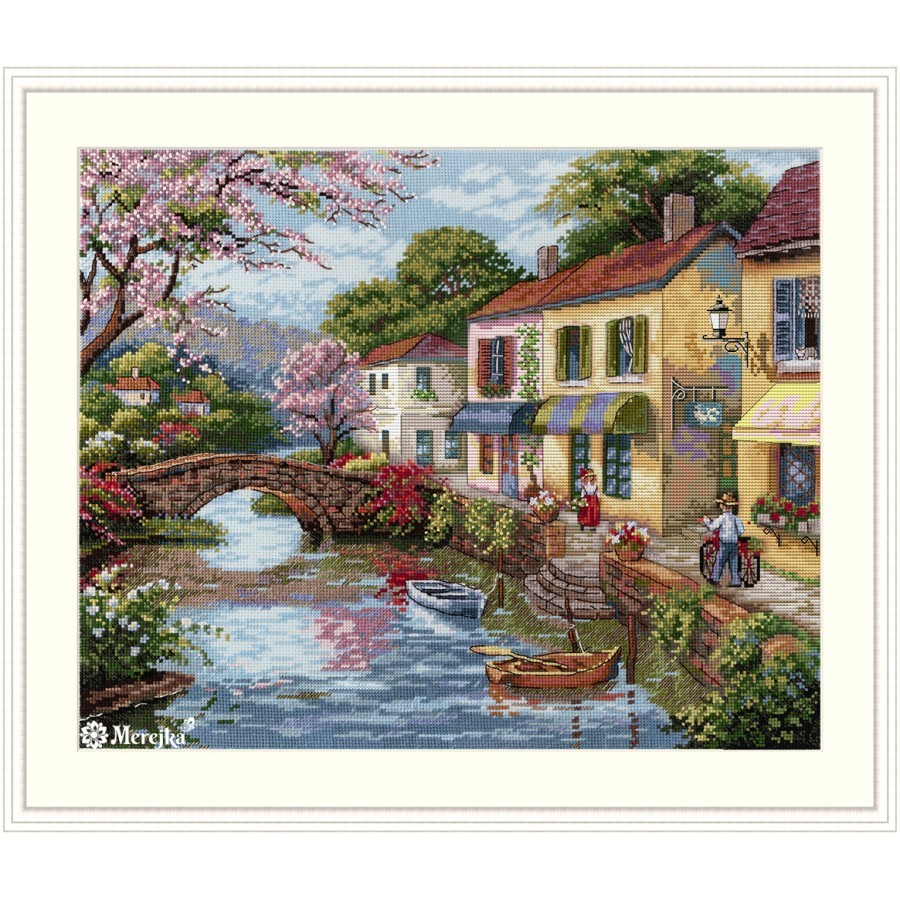 Paket Kristik Merejka K-174 Quaint Village Shops