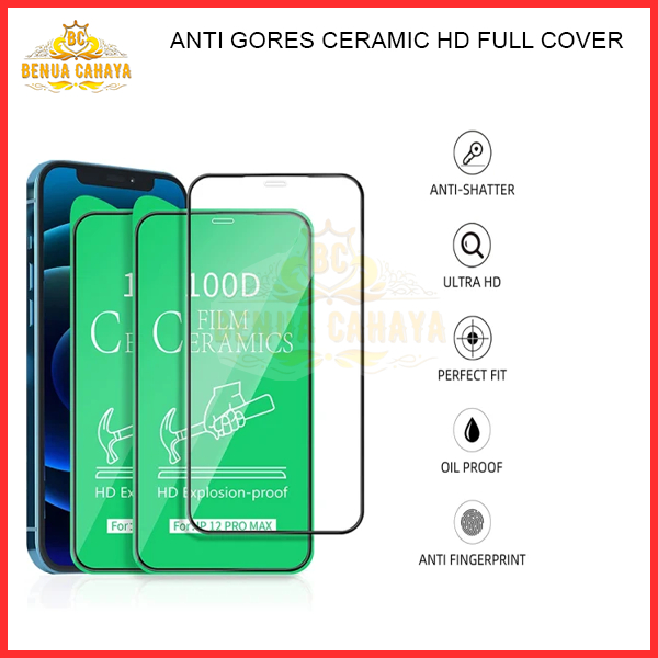 ANTI GORES CERAMIC FULL COVER HUAWEI Y6 PRO/HONOR 9A-CERAMIC HD EXPLOSION PROOF-BENUA CAHAYA