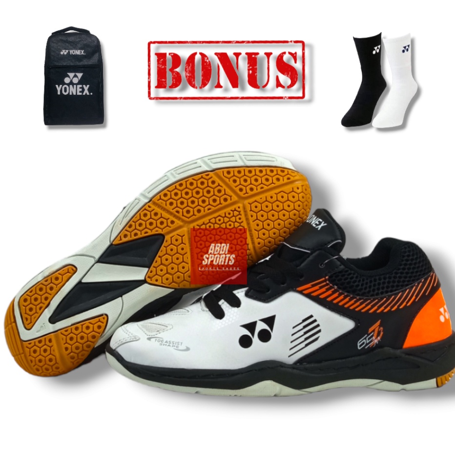 Promo Sepatu Badminton Yonex SHB 65 Terlaris Anti Slip/ Sepatu Bulutangkis Yonex SHB 65 Karet Pria.