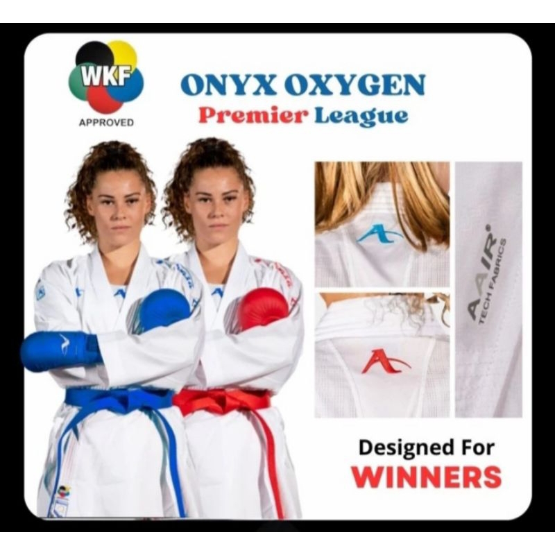 ARAWAZA Onyx Oxygen "Premier League" (Seragam Karate) - KUMITE - WKF Approved