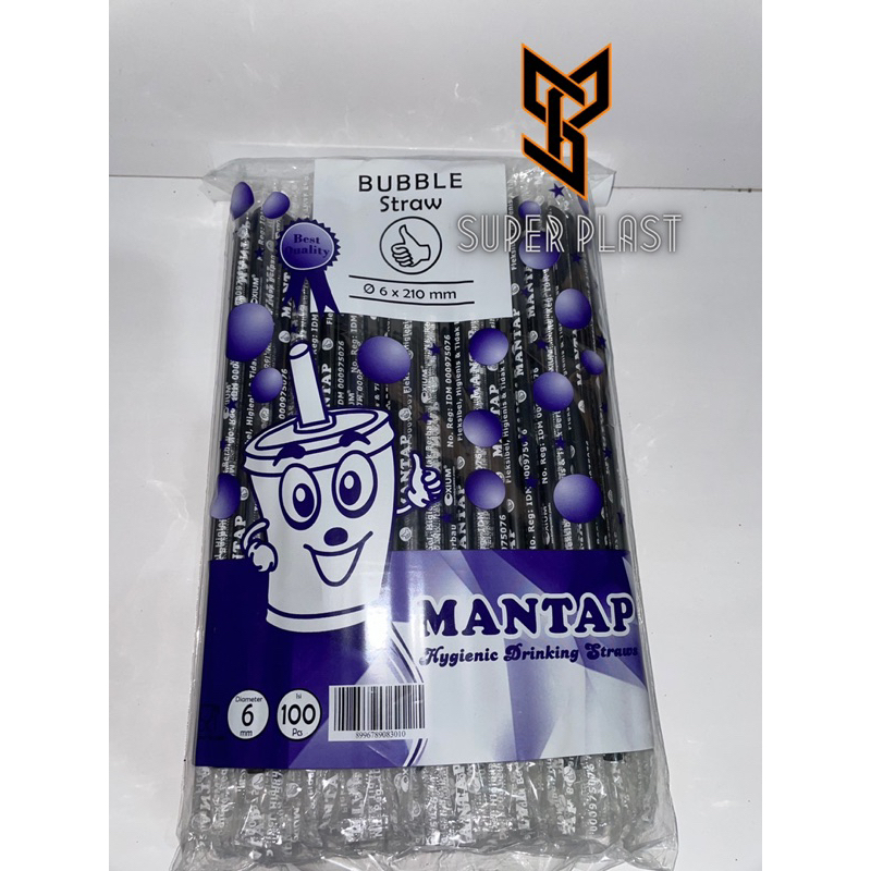 

sedotan hitam lancip / steril / runcing / higienis 6mm PREMIUM 100pics