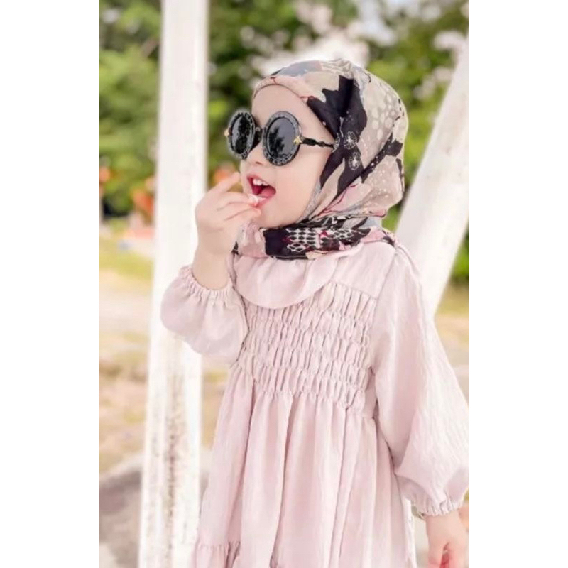 Faeyza Jilbab Inner Segitiga instan Motif Anak 4 sampai 10 tahun Terlaris Termurah Jilbab Segiempat 