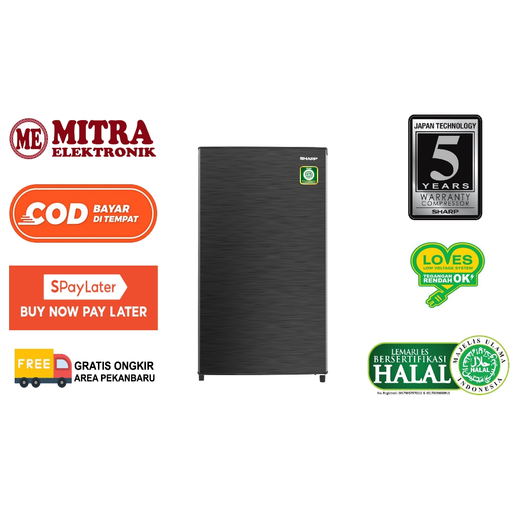 Kulkas SHARP SJ-N162N-HS / Kulkas Sharp 1 Pintu